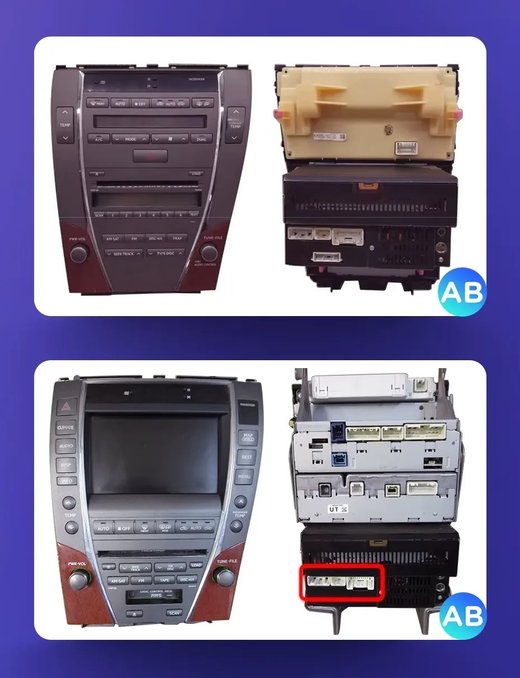 Магнитола для Lexus ES350 XV40 2006-2012 (проводка AB) - Teyes CC3 на Android 10, QLED, ТОП процессор, 4Гб+32Гб, CarPlay, 4G SIM-слот