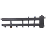 Коллектор с гидравлической стрелкой ROMMER - 1"1/4 НР на 3+1+1 контур 1" НР (до 60 кВт)