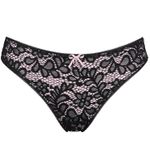 Кружевные трусики-бразилиана Amy (Размер: L) (Цвет: белый)