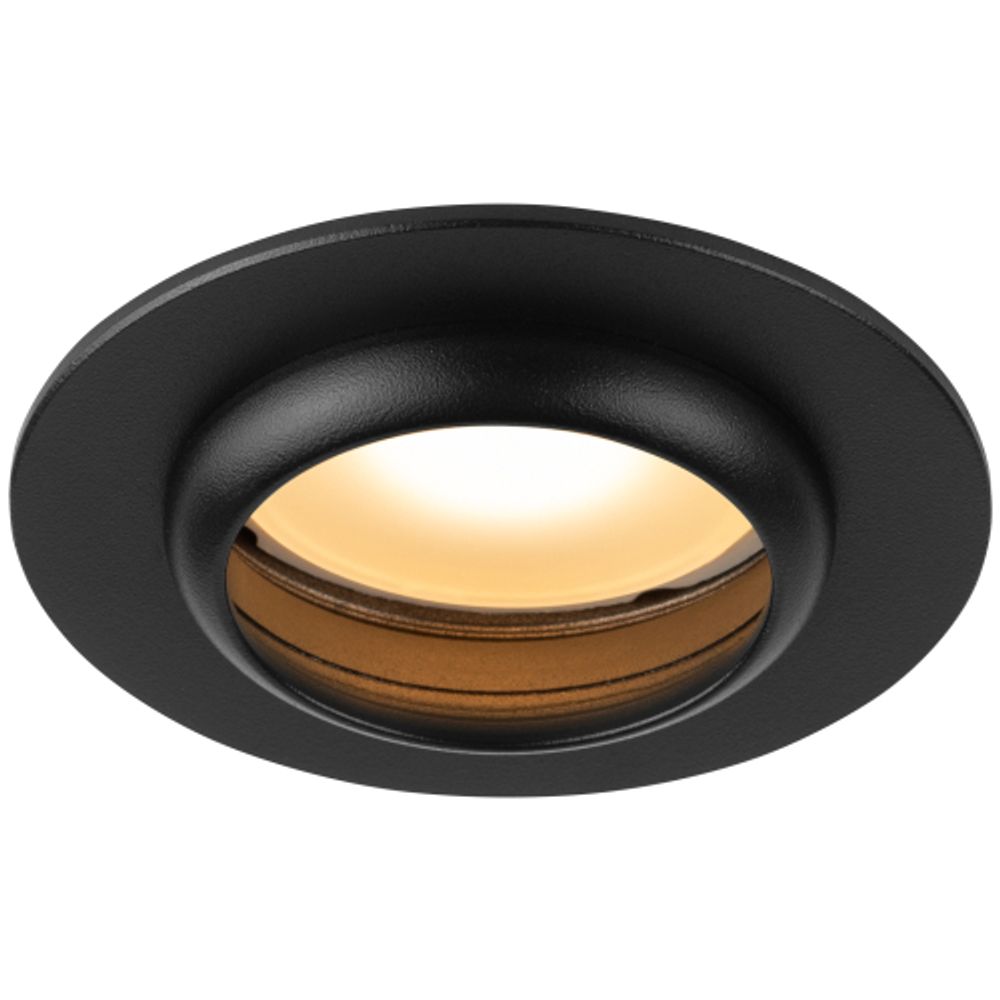 Светильник встраиваемый алюминиевый ЭРА KL109 BK под лампу MR16 GU5.3 черный матовый