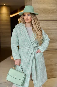 Пальто утепленное с капюшоном УК- 5672-2 Fabrika