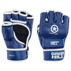 MMR-0027cs Перчатки COMBAT SAMBO синие