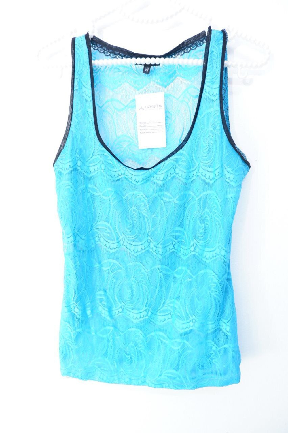 Топ Oodji из кружева 40 размер