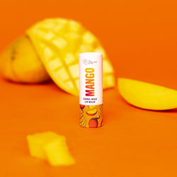Camel Soap Factory — Camel Milk Lip Balm packed in a box - Mango, 12g / Бальзам для губ с верблюжьим молоком в коробке – Манго, 12г