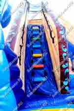 Коммерческий надувной батут "Акула и пираты"