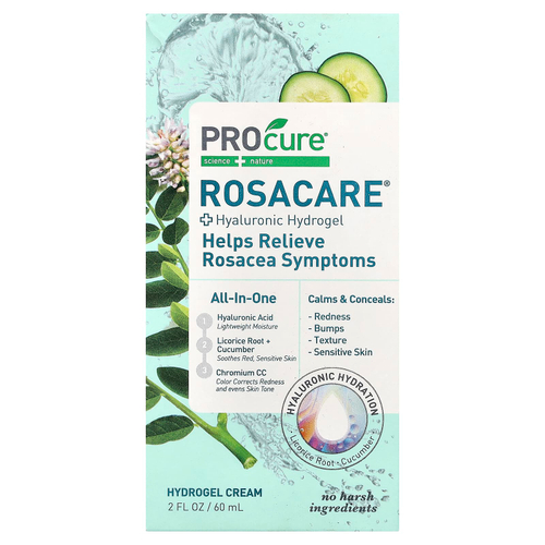 Procure, Rosacare®, гидрогелевый крем, 60 мл (2 жидк. унции)