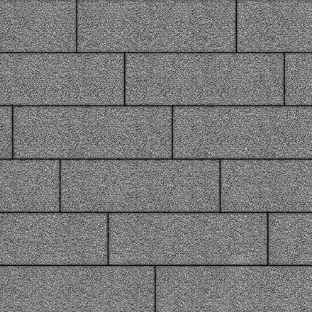 Тротуарная плитка ПРЯМОУГОЛЬНИК 750х250 мм - Гранит Серый