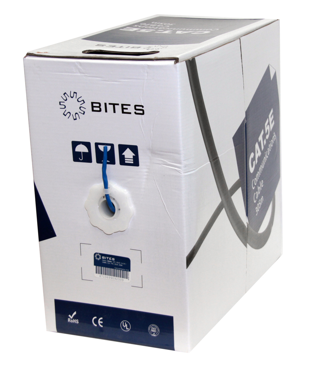 Кабель витая пара U/UTP 5e кат. 4 пары 5bites US5505-305A-BL