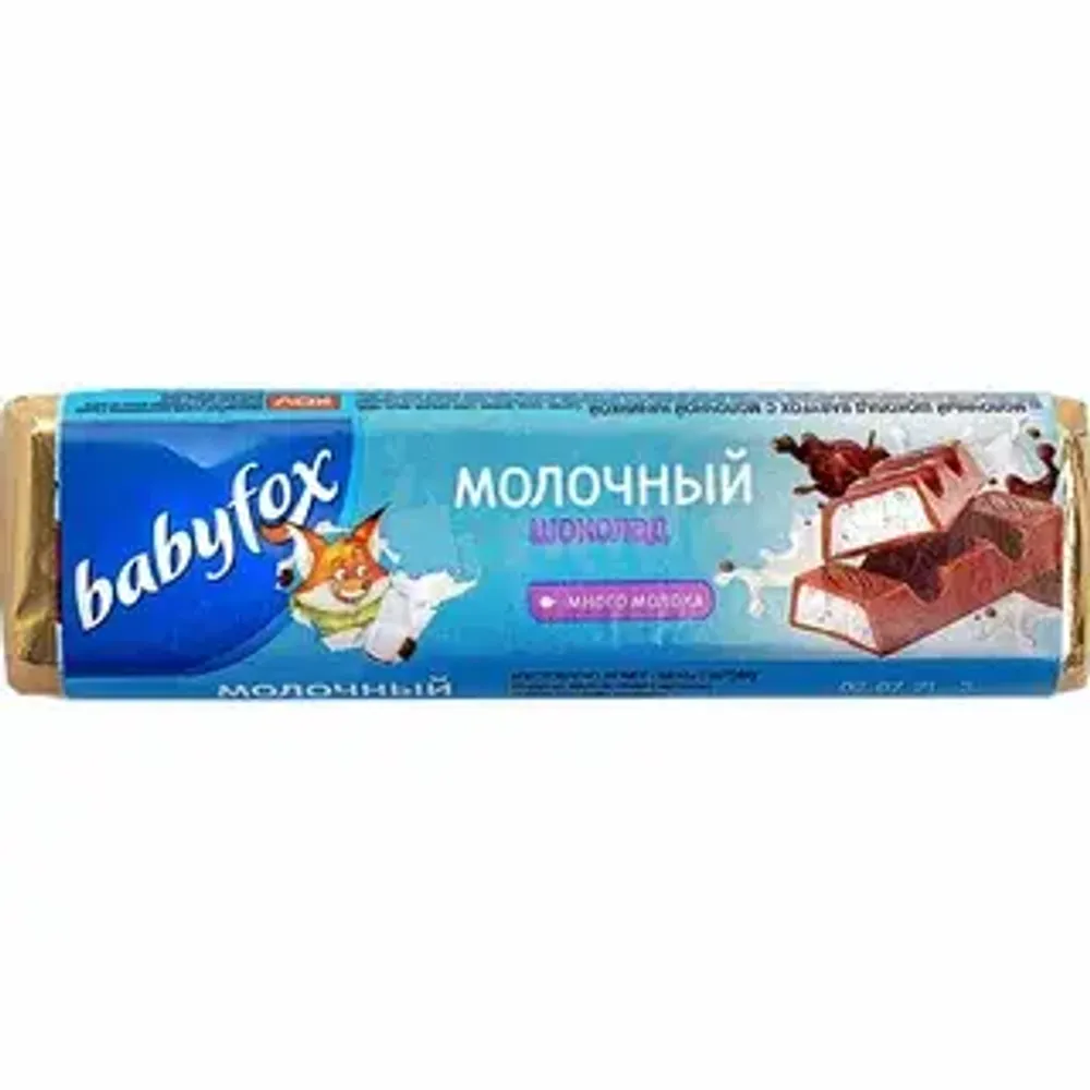 Батончик с молочной начинкой BabyFox