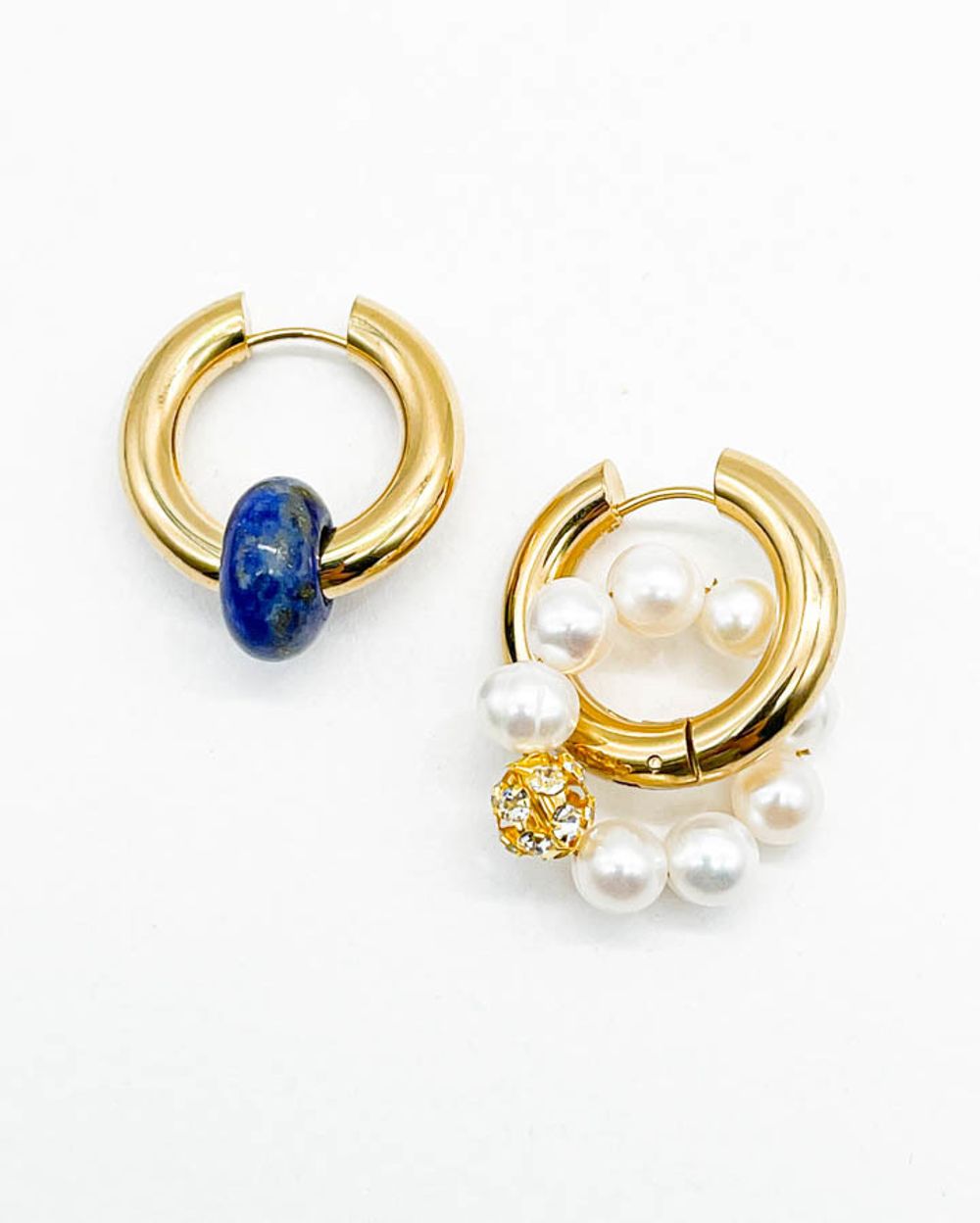 Подвеска Пончик из камня 14 мм