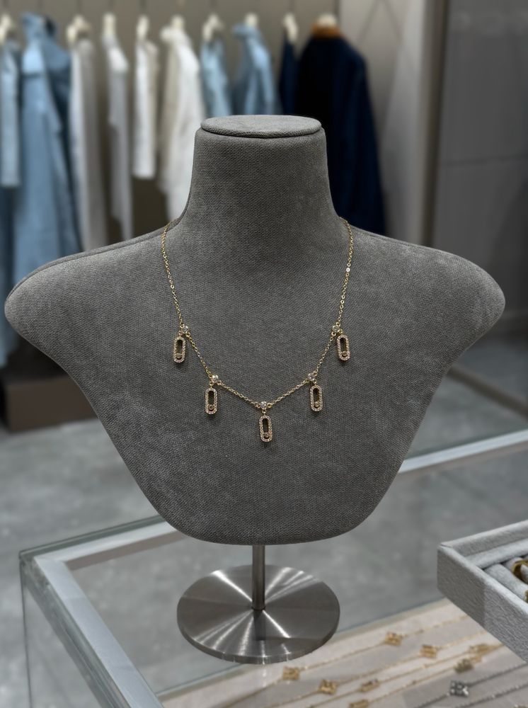 Колье Five gold