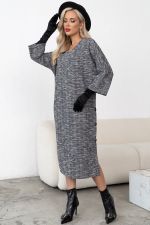 Платье Шарм (графит/синий) Р11-1251 Nikol