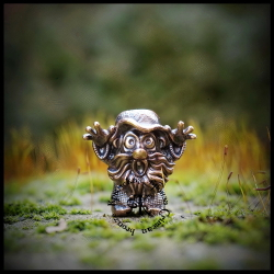 Темлячная бусина "Лесовик" для ножей , бронза