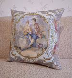 Декоративный гобеленовый чехол Свидание 47х47