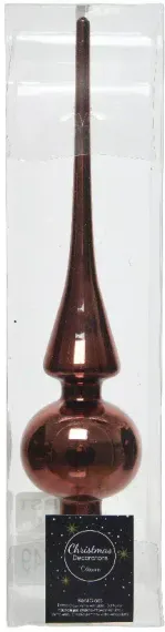 Елочная макушка Classic 26 см, палисандровый, стекло, KAEMINGK (114749)