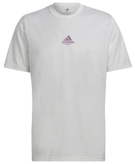 Мужская теннисная футболка Adidas Padel T-Shirt - white