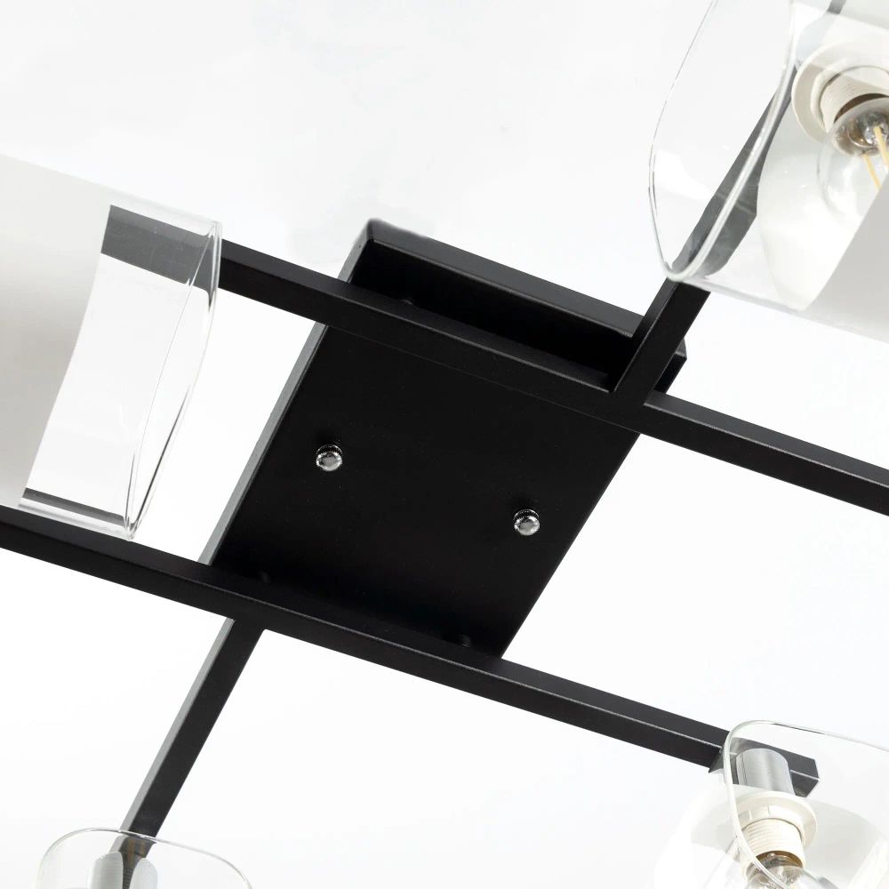 Citilux Вирта CL139165 Люстра потолочная Чёрная Матовая