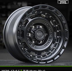Диск колёсный литой BLACK MUD M580 R17 8,5 ET0 Matte Black