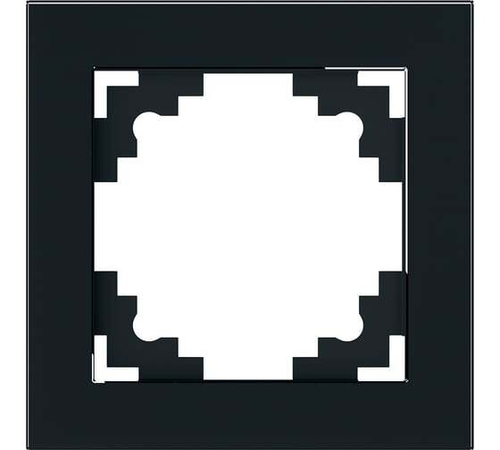 STEKKER Катрин Рамка СУ 1 мест. стекло черный матовый GFR00-7001-05М 49600