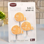 Крючок самоклеящийся 3шт, МС-2211161