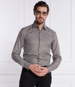 Рубашка H-HANK-kent-C1 BOSS BLACK - бежевый(50496733)