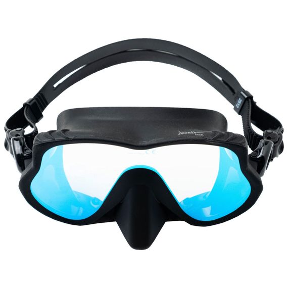 Маска с просветленными стеклами Marlin Frameless Excel черный