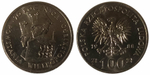 Польша 100 злотых, 1988 70 лет Великопольскому восстанию