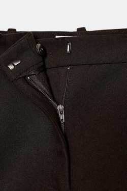 ZARA ЮБКА-ШОРТЫ С РЕМНЕМ, КОРИЧНЕВЫЙ