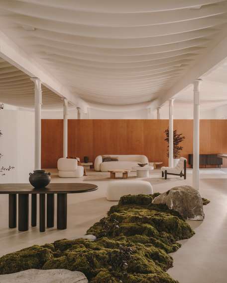 Трехместный диван Martina, 240 см, белое букле