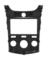Комплект рамки с разъёмами 9" KIA Cerato 2008-2013 кондей (черная) - Car-Smart 7093CNB