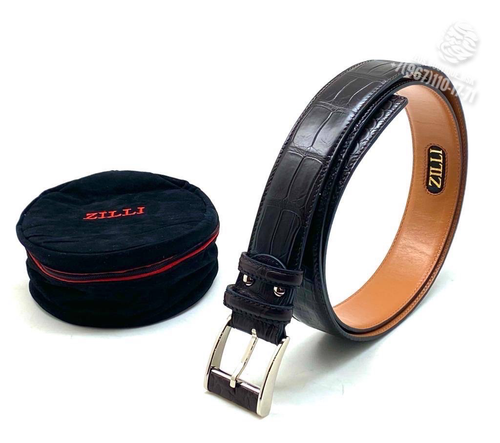 Ремень Zilli из кожи крокодила