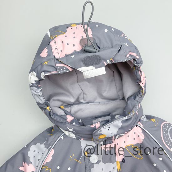 Комбинезон демисезонный "Ламы" серый