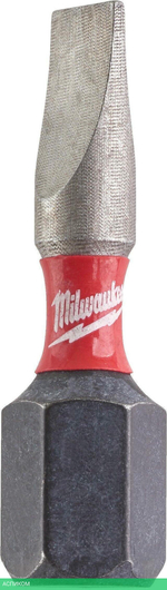 Бита Milwaukee Shockwave SL0.6x4.5 25мм 2шт (4932430901)