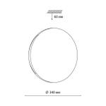 Потолочный светодиодный светильник Sonex RINGO 7600/CLN