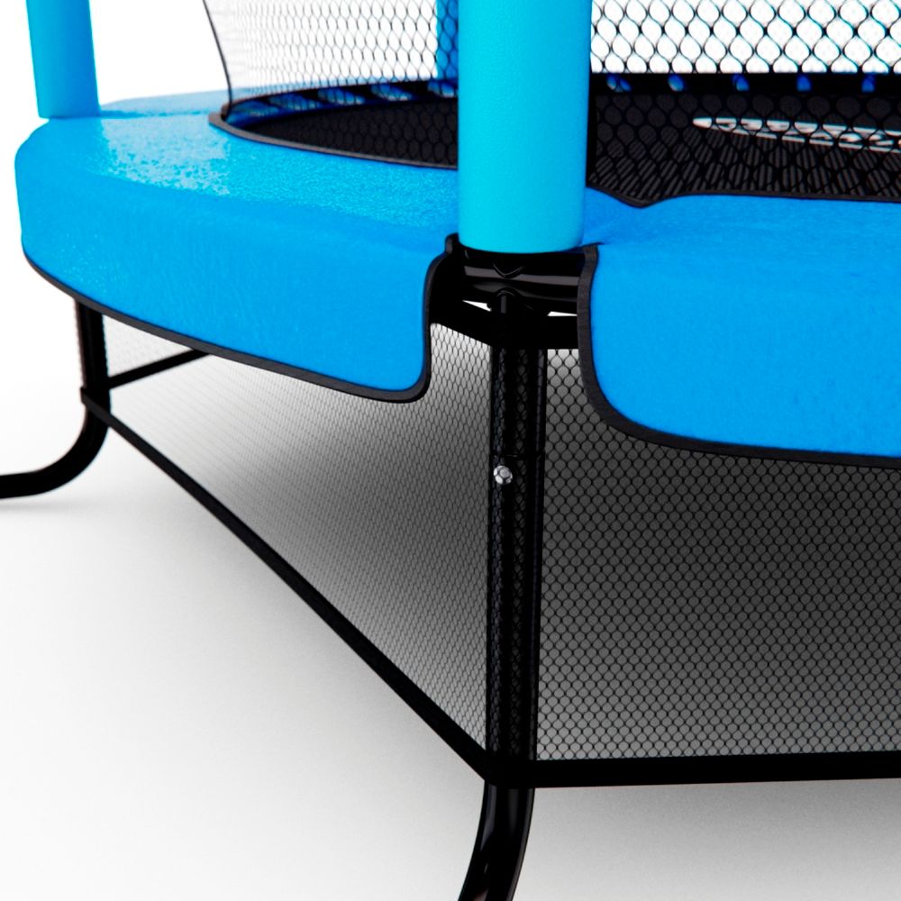 Батут детский DFC SMRKIDS 55&amp;quot; с сеткой, BLUE