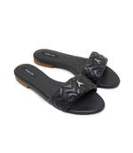 Кожаные шлепанцы Patrizia Pepe - черный(8X0083 L026)