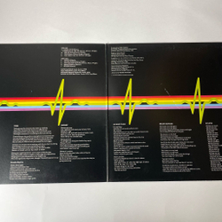 Винтажная виниловая пластинка LP Pink Floyd The Dark Side Of The Moon (Japan 1973) (No Obi, Буклет, Стикеры) 1 Пресс Голубой Треугольник
