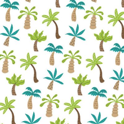 Buy Tropical palm fabric