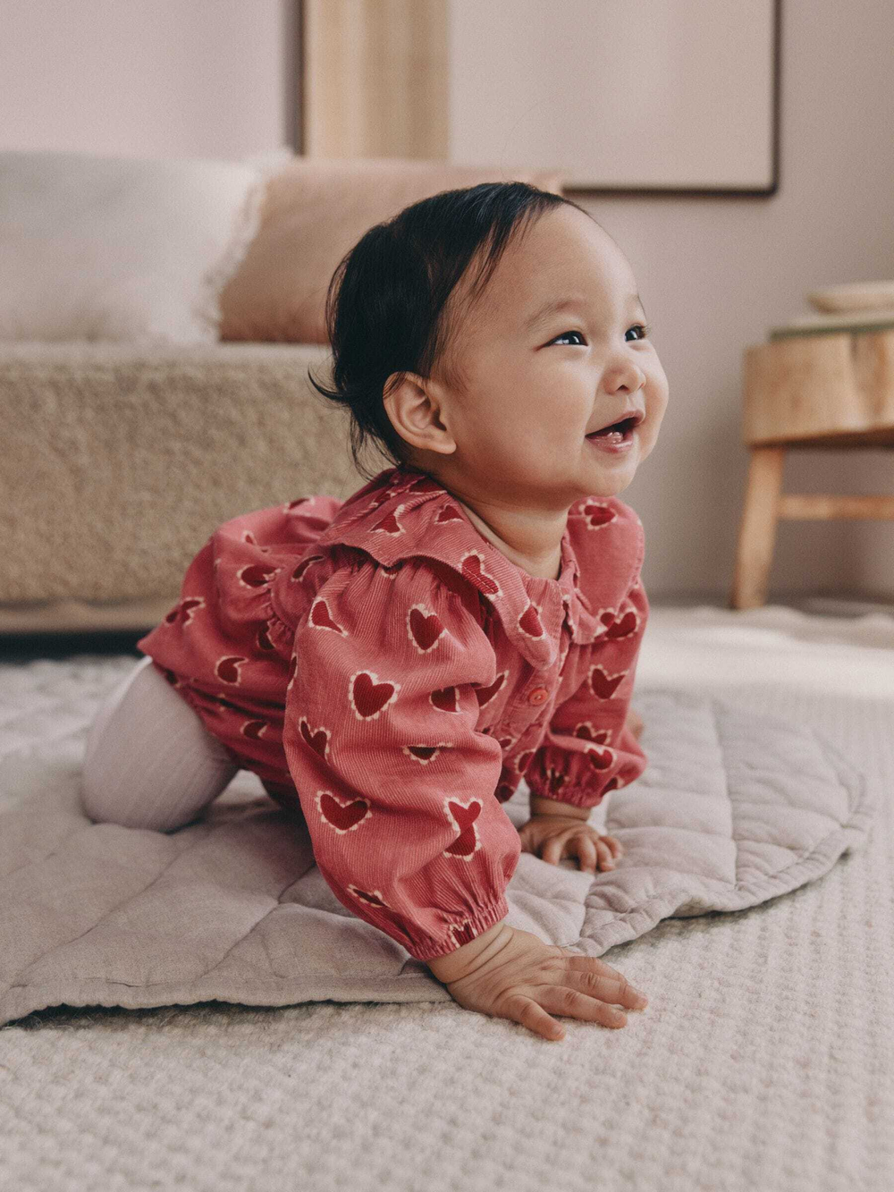 Платье-песочник и колготки в комплекте для девочек Next F93-464, Красный