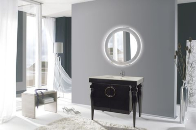 Тумба BORGO 90 4 ножки арт. TS-90426-C-B Черный