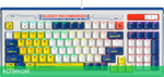 Клавиатура A4Tech Bloody B950 синий/белый