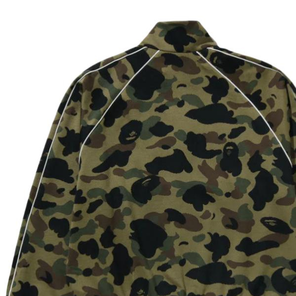 A Bathing Ape Bathing Ape Jackets Moderate Polyester Raglan Sleeve Zip Closure 1m30 115 314 зеленый