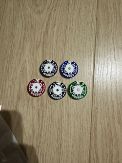 Round Counters 32mm. Violet