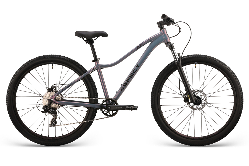 Велосипед Aspect ALMA PRO 27.5 (2025) (M (18"), Фиолетовый)