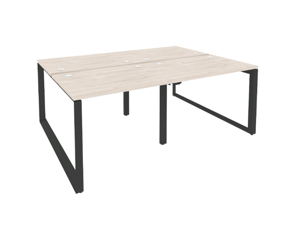 Рабочая станция на О-образном металлическом каркасе 4 места 1475 Onix