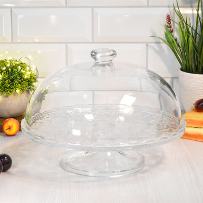 Блюдо для торта 29*20см с крышкой