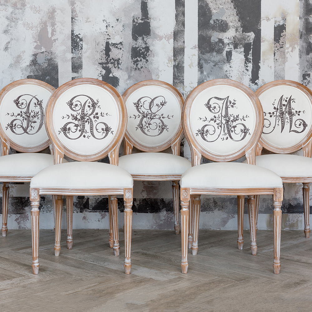 Стул Объект мечты Монограмма буквы D