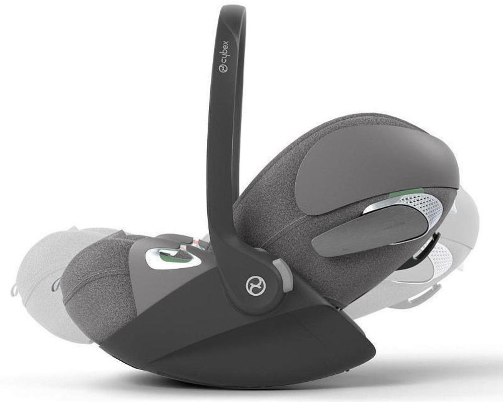 Коляска Cybex Talos S Lux TPE complete Cloud T Mirage Grey Plus 3 в 1 Seashell Beige с дождевиками