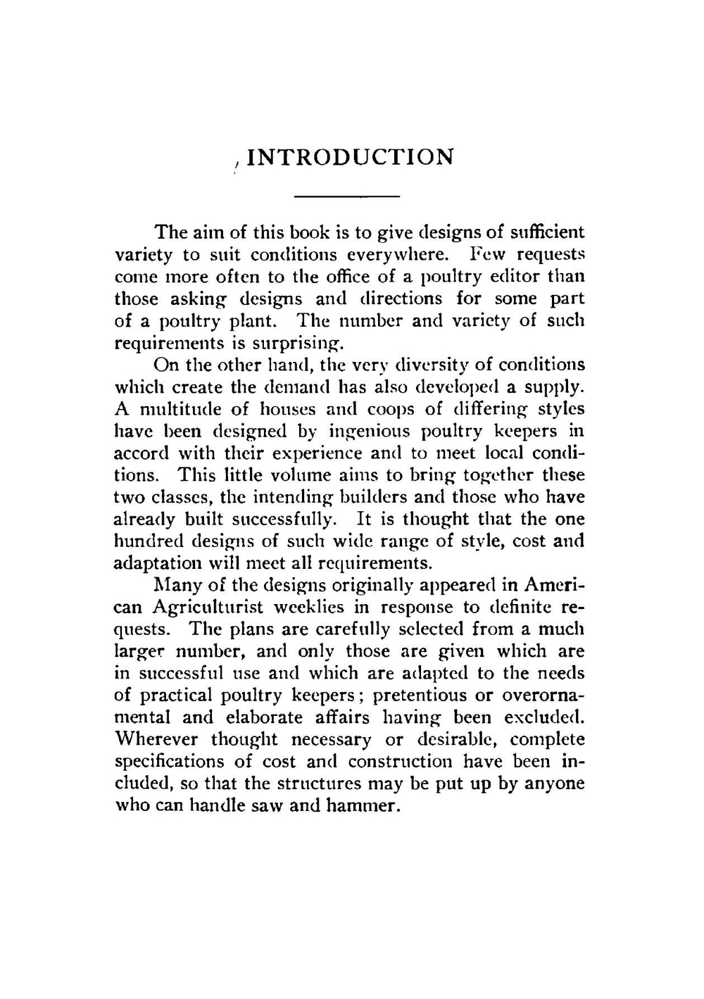 Poultry Architecture. A Practical Guide For Construction Of Poultry Houses, Coops And Yards | Сборник
