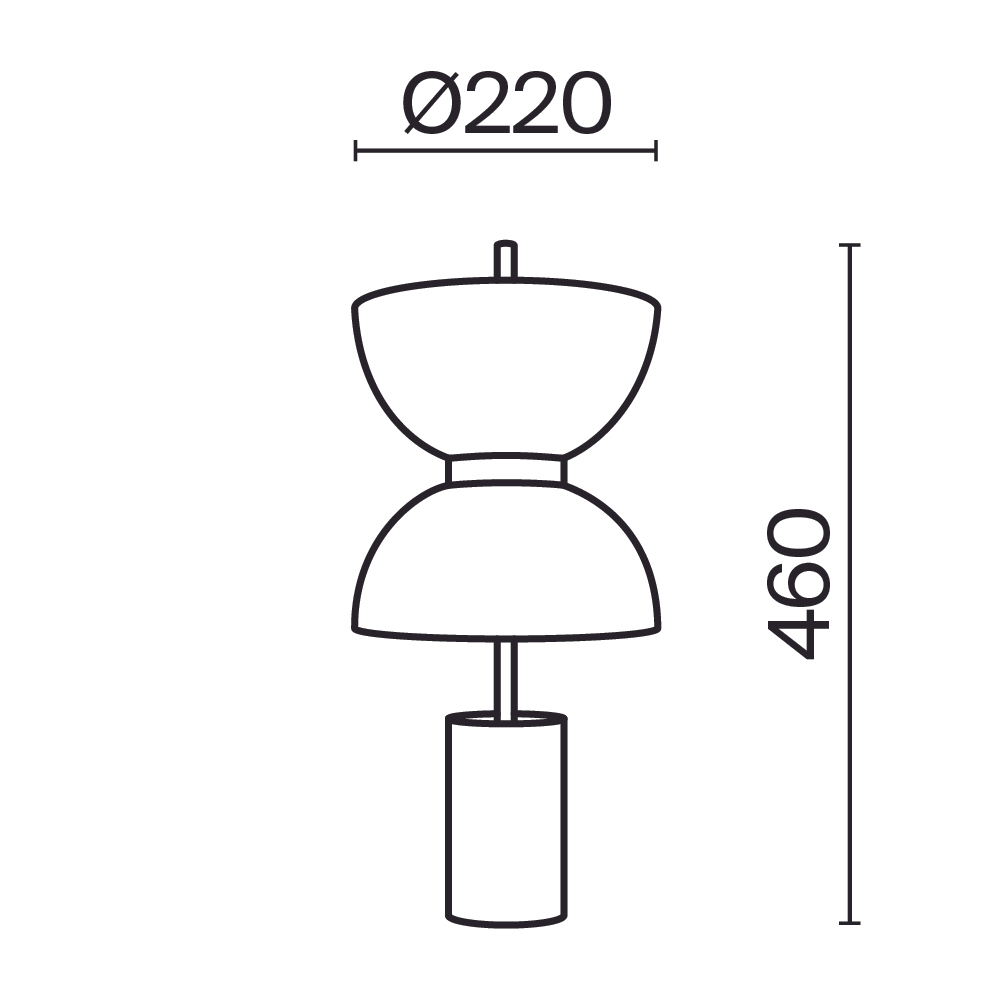 Настольный светильник Maytoni MOD178TL-L11W3K